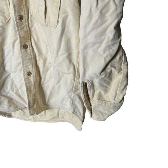 VTG Eddie Bauer Camel Burton Down Flannel USA Medium - Picture 2 of 5